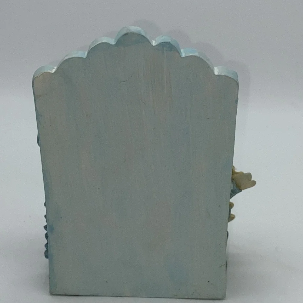 Bunny Hare Resin Spring Garden‎ Watering Can Ceramic Bookends 5 5/8" Tall - Picture 9 of 16